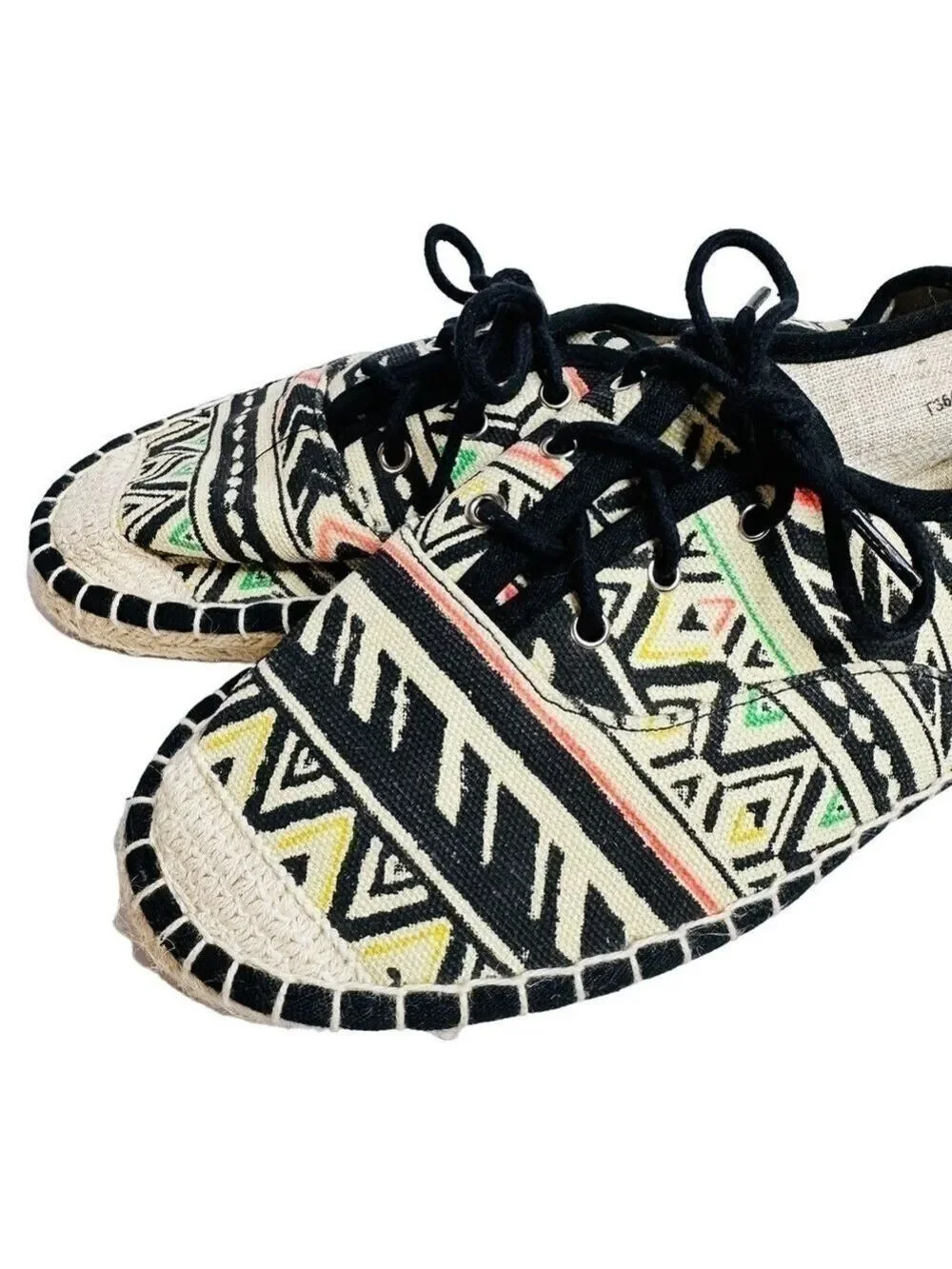 Espadrille Aztec Boho Inspired‎ Lace Up Women’s Shoe Size 7